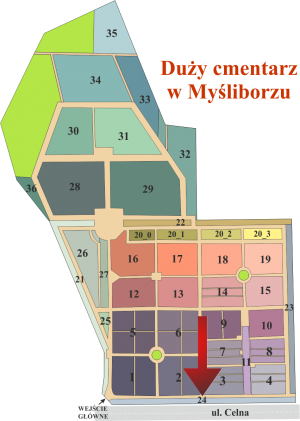 Brak mapy sektorowej