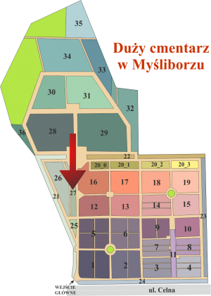 Brak mapy sektorowej