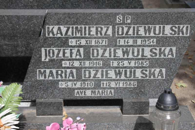 Maria Dziewulska 1910 Myślibórz - Grobonet - Wyszukiwarka osób pochowanych