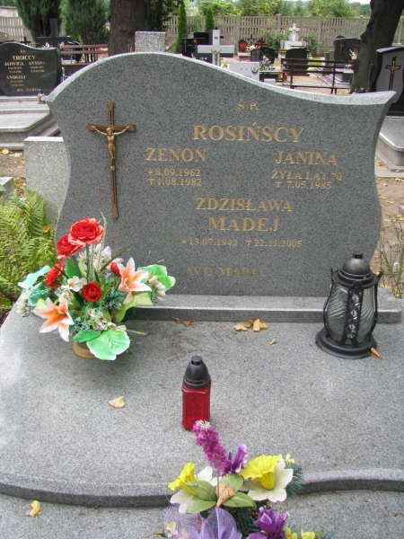 Janina Rosińska Myślibórz - Grobonet - Wyszukiwarka osób pochowanych