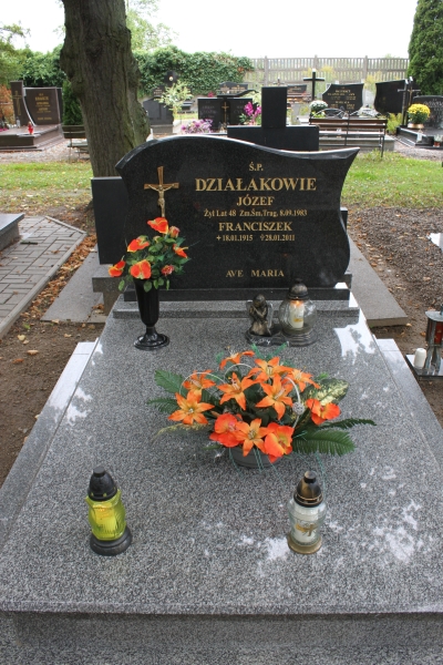 Franciszek Działak 1915 Myślibórz - Grobonet - Wyszukiwarka osób pochowanych