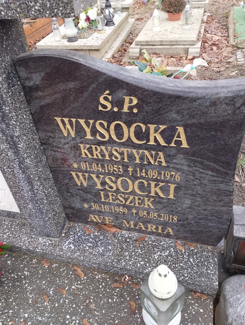 Krystyna Wysocka 1953 Myślibórz - Grobonet - Wyszukiwarka osób pochowanych