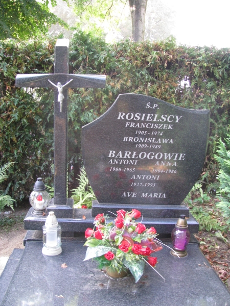 Grób Antoni Barłóg