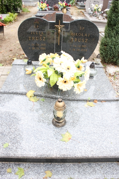 Julia Trusz 1921 Myślibórz - Grobonet - Wyszukiwarka osób pochowanych