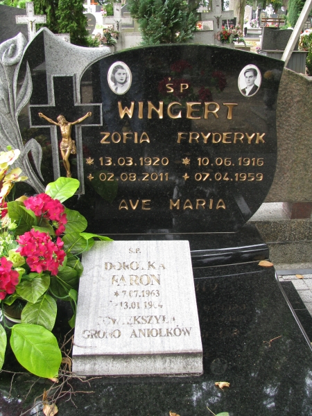 Grób Zofia Wingert