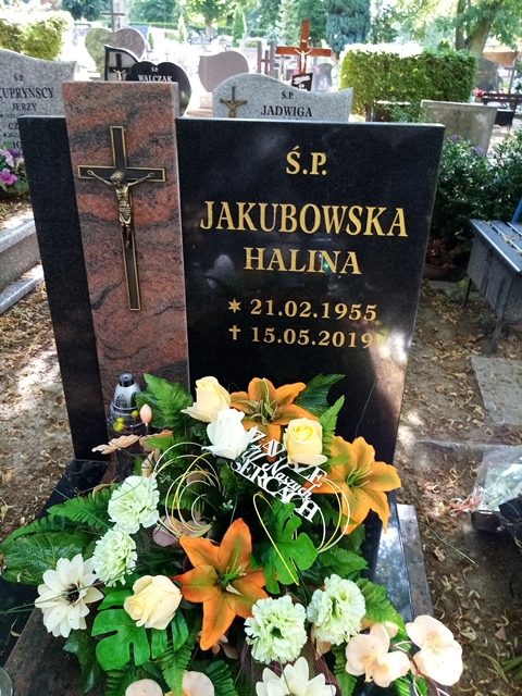 Halina Jakubowska 1955 Myślibórz - Grobonet - Wyszukiwarka osób pochowanych