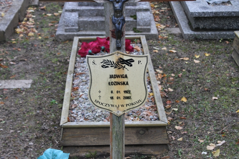 Jadwiga Łozińska 1927 Myślibórz - Grobonet - Wyszukiwarka osób pochowanych