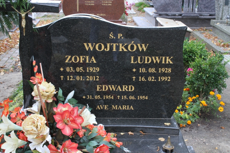 Edward Wojtków 1954 Myślibórz - Grobonet - Wyszukiwarka osób pochowanych