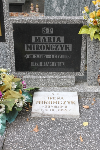 Irena Mirończyk 1940 Myślibórz - Grobonet - Wyszukiwarka osób pochowanych