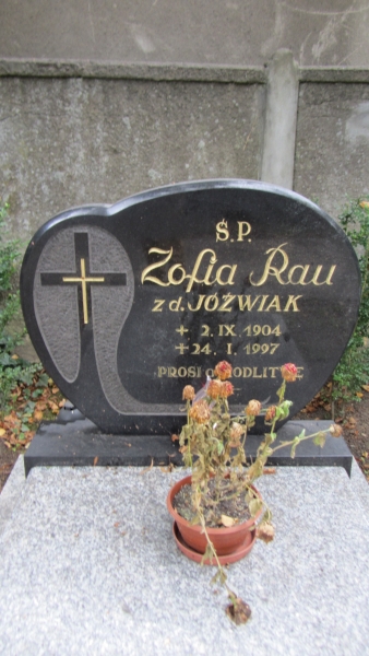 Grób Zofia Rau