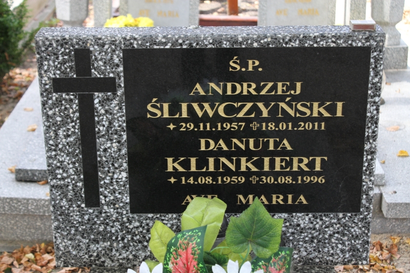 Andrzej Śliwczyński 1957 Myślibórz - Grobonet - Wyszukiwarka osób pochowanych