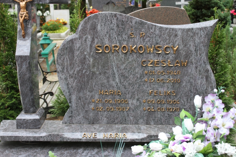 Grób Czesław Sorokowski