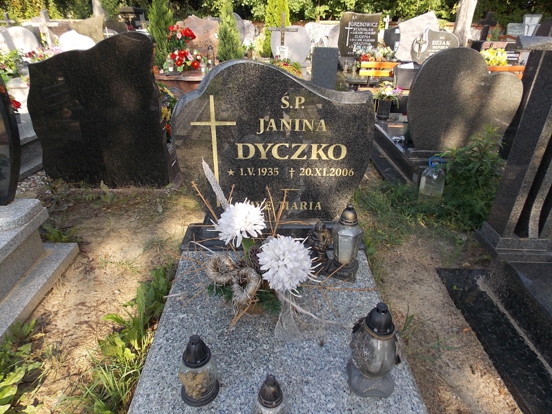 Grób Janina Dyczko