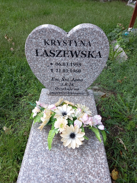 Krystyna Łaszewska 1959 Myślibórz - Grobonet - Wyszukiwarka osób pochowanych