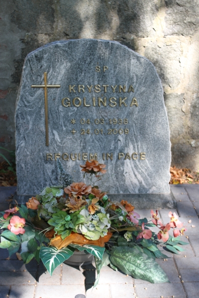 Grób Krystyna Golińska