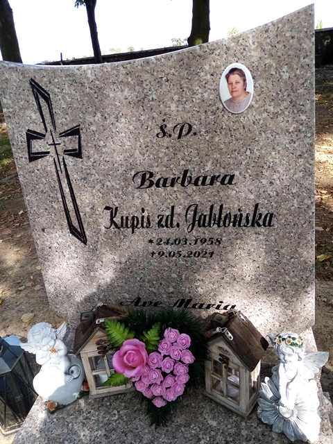 Barbara Kupis 1958 Myślibórz - Grobonet - Wyszukiwarka osób pochowanych