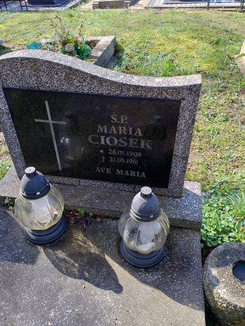 Maria Ciosek 1908 Myślibórz - Grobonet - Wyszukiwarka osób pochowanych
