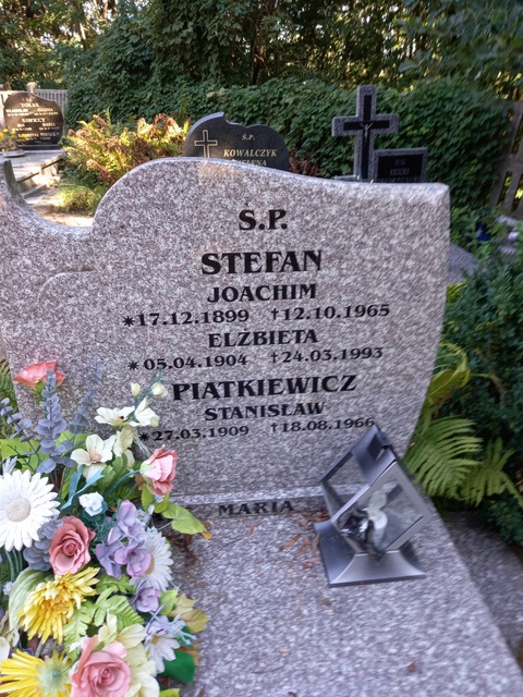 Elżbieta Stefan 1904 Myślibórz - Grobonet - Wyszukiwarka osób pochowanych