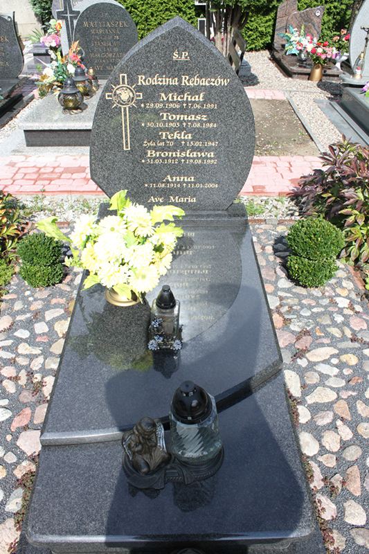 Anna Rębacz 1914 Myślibórz - Grobonet - Wyszukiwarka osób pochowanych