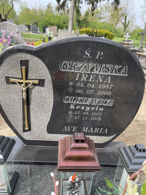 Irena Grzymska 1957 Myślibórz - Grobonet - Wyszukiwarka osób pochowanych