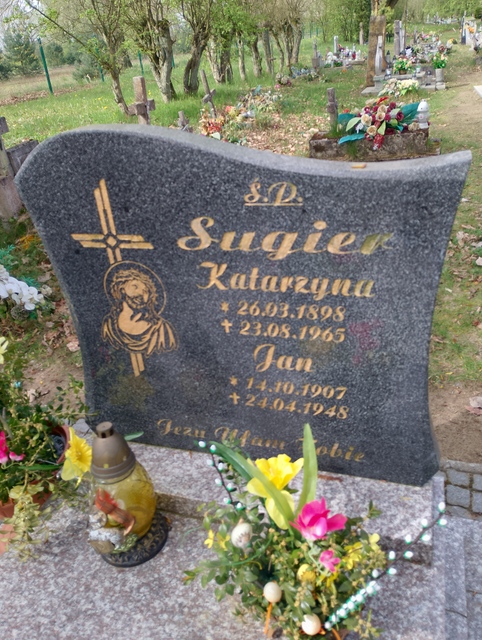 Katarzyna Sugier 1898 Myślibórz - Grobonet - Wyszukiwarka osób pochowanych