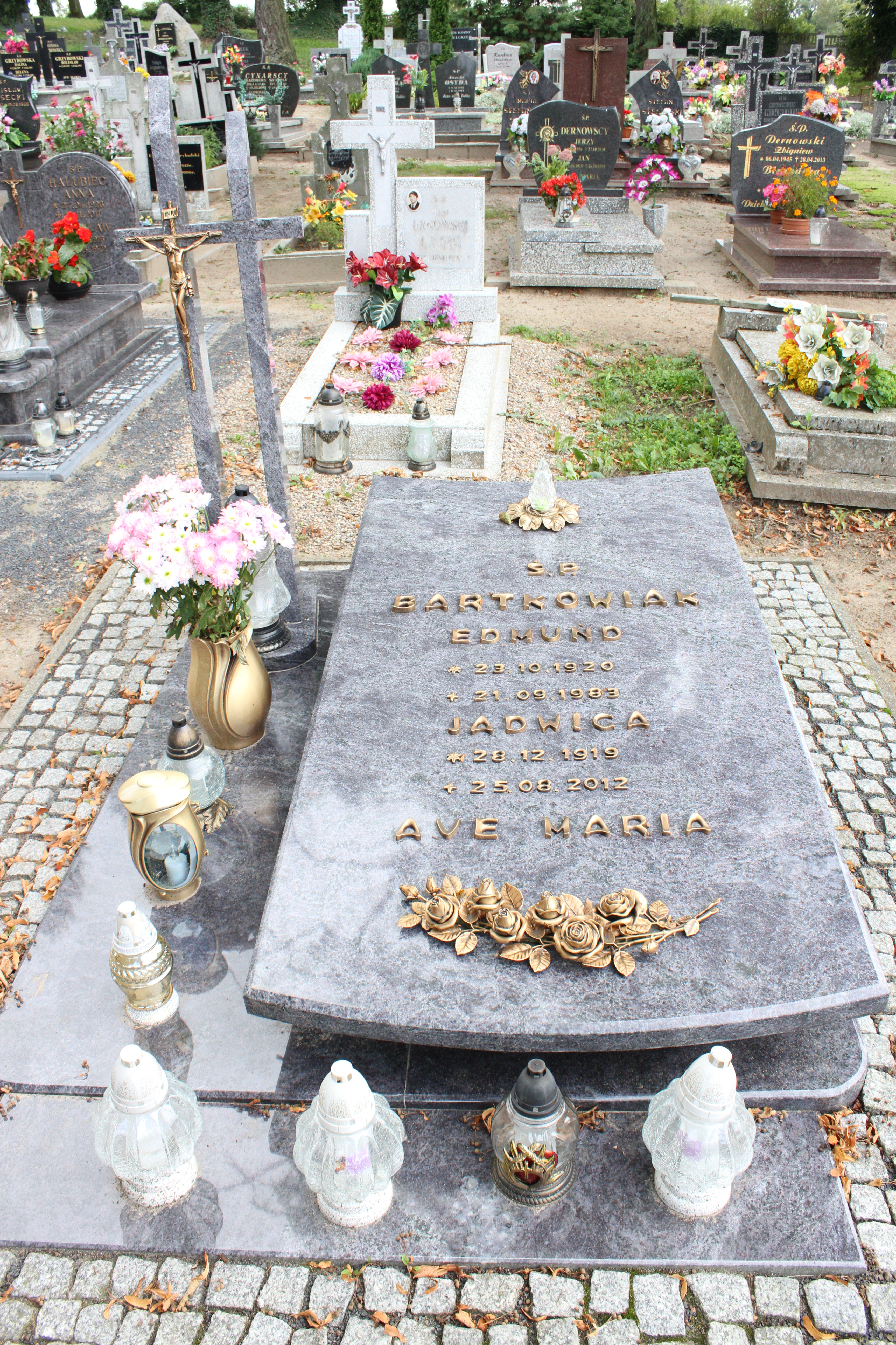 Edmund Bartkowiak 1920 Myślibórz - Grobonet - Wyszukiwarka osób pochowanych