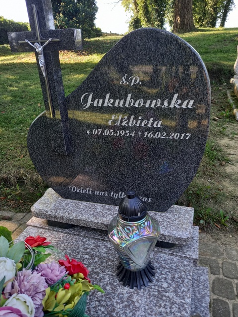Elżbieta Jakubowska 1954 Myślibórz - Grobonet - Wyszukiwarka osób pochowanych