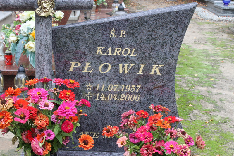 Grób Czesława Płowik